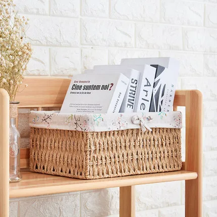 Willow Wicker Basket  Gift Hampers Table Stackable Fruit Rattan Storage Basket