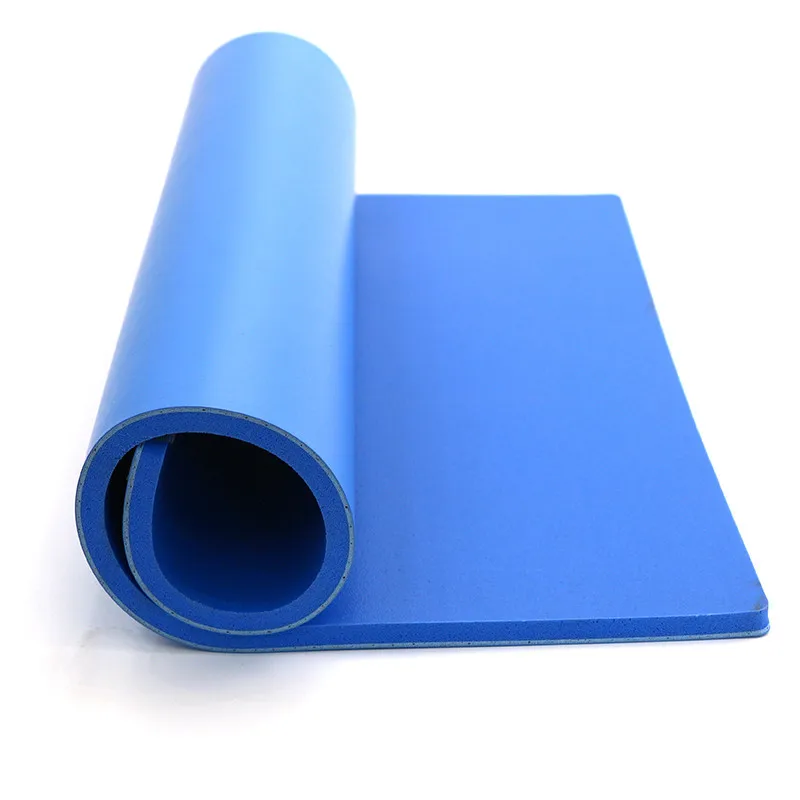 4.0/5.0/7.0 mm Non-Toxic and Non-Slip Easy Maintenance Light Blue Color Marley Ballet Dance PVC Flooring