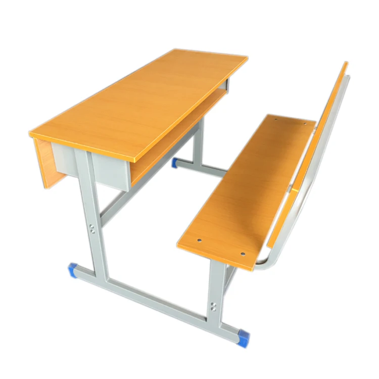Two person bench and school desk and chair (62386396869)