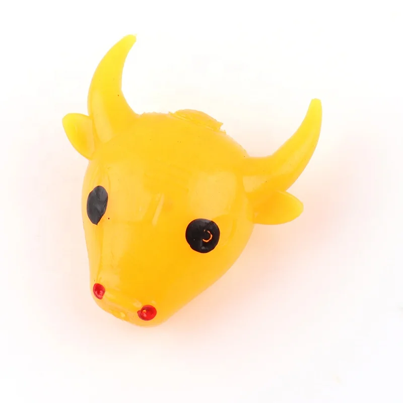 Anti-stress Decompression Splat Ball Vent Toy Smash Various Styles Ox Head Splash Toys stress ball toys for children