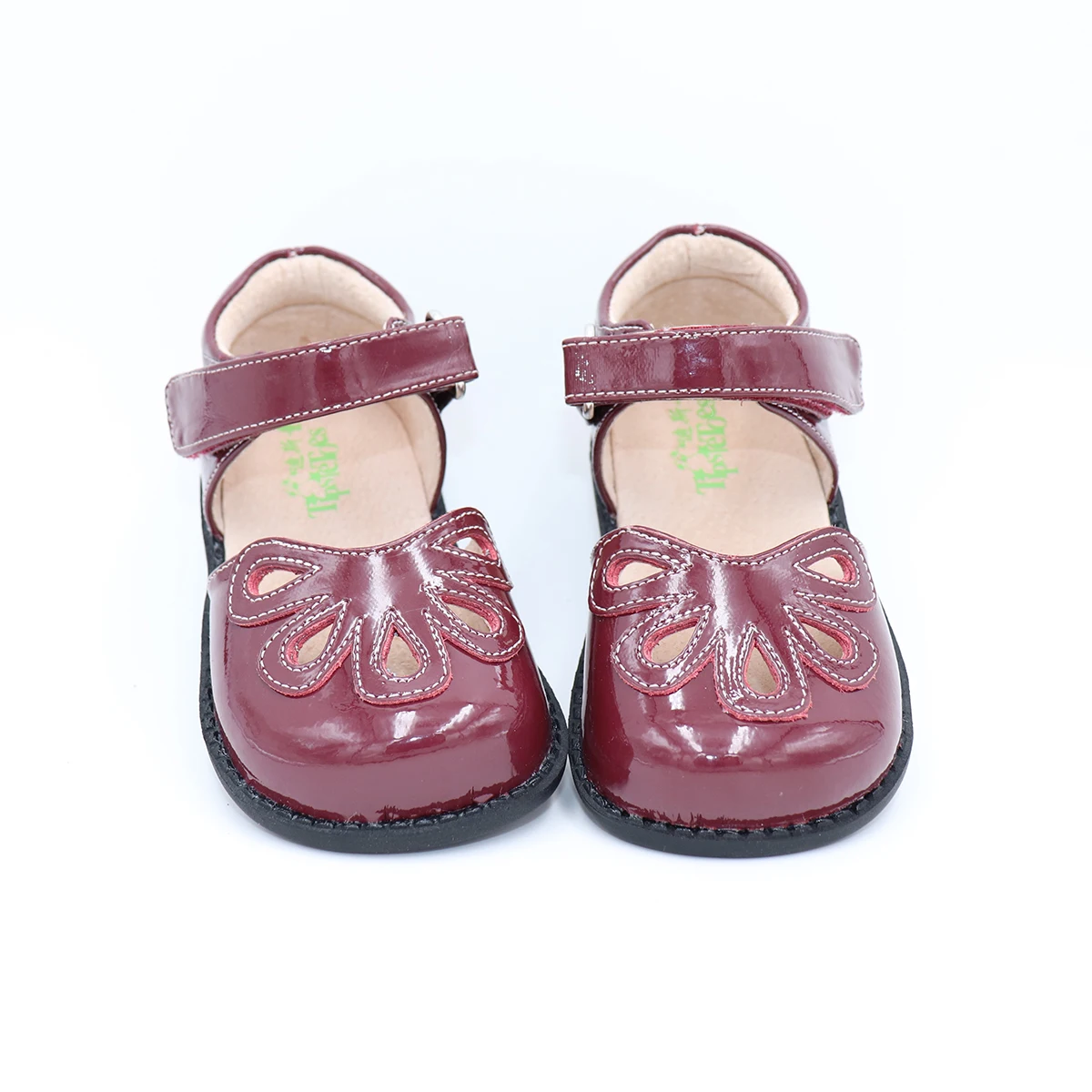 TipsieToes manufacturer stock low price real leather super soft stylish school casual flat sandal for little boy girl kids teen