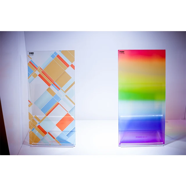 Factory Sale Customized Decorative Painted Texture Glass Stained Tempered Art Glass Sheet Partition Wall