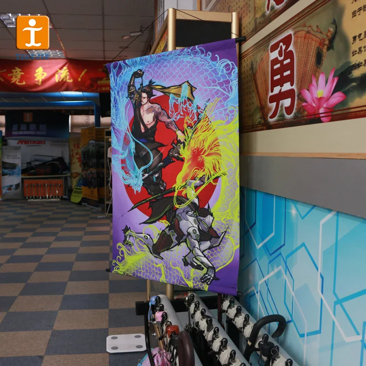 China Suppliers Wholesale Anime Wall Scroll for Home Decor Japanese banner