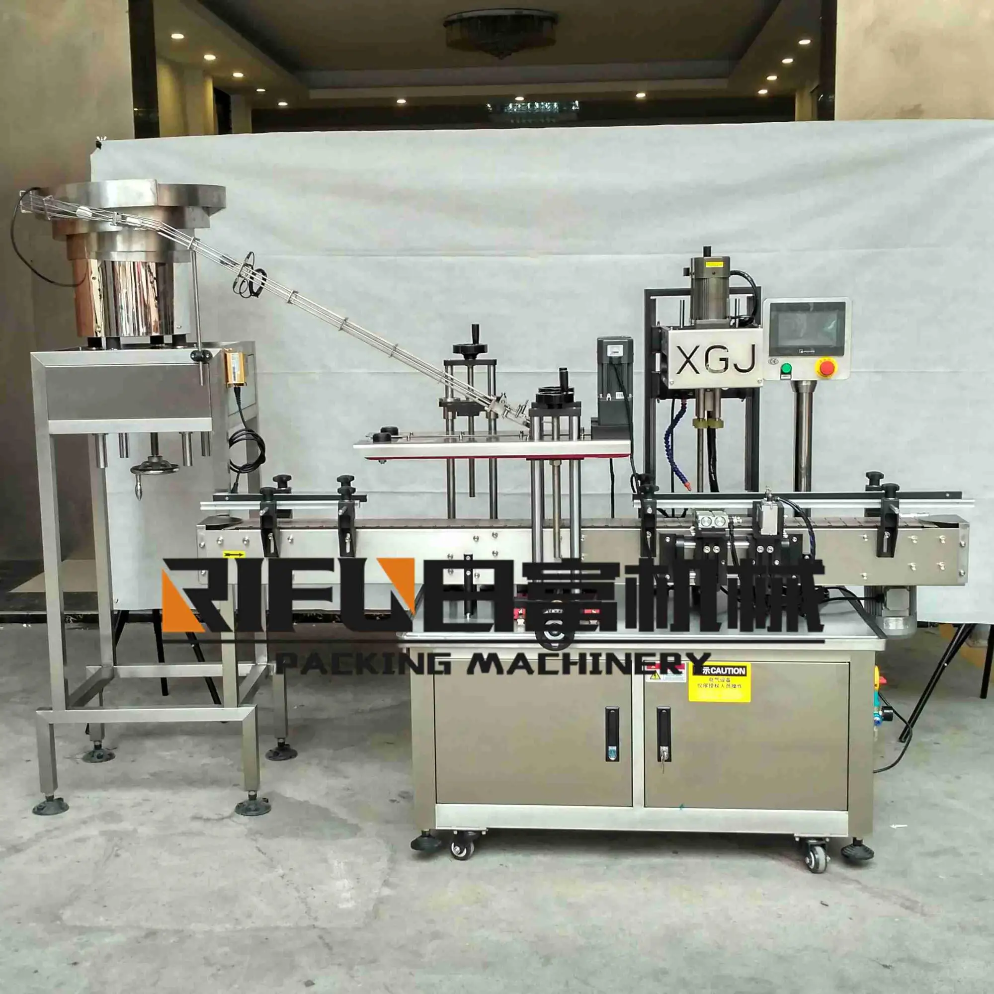 
Automatic linear plastic bottle screw capping sealing machine for plastic jar and spindle capper 