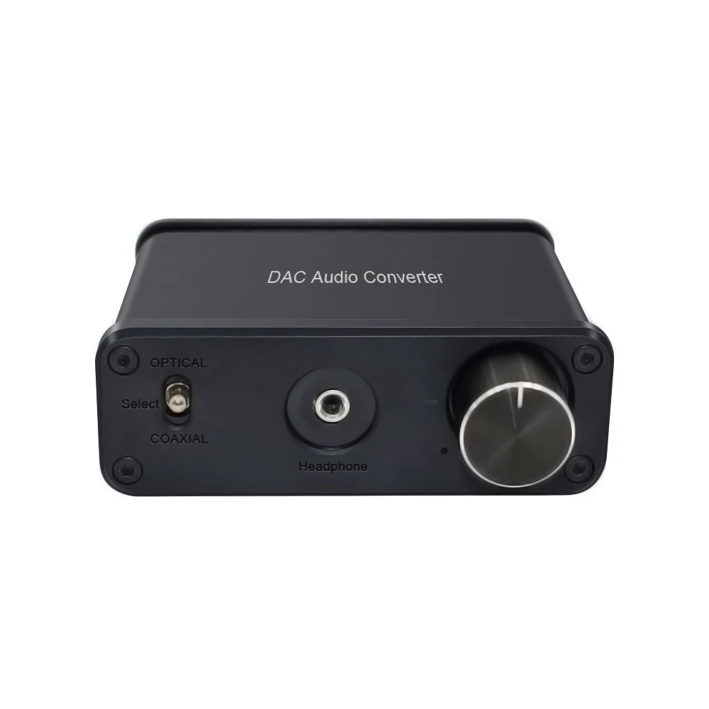 DAC Optical Coaxial Digital to Analog Audio converter with headphone amplifier