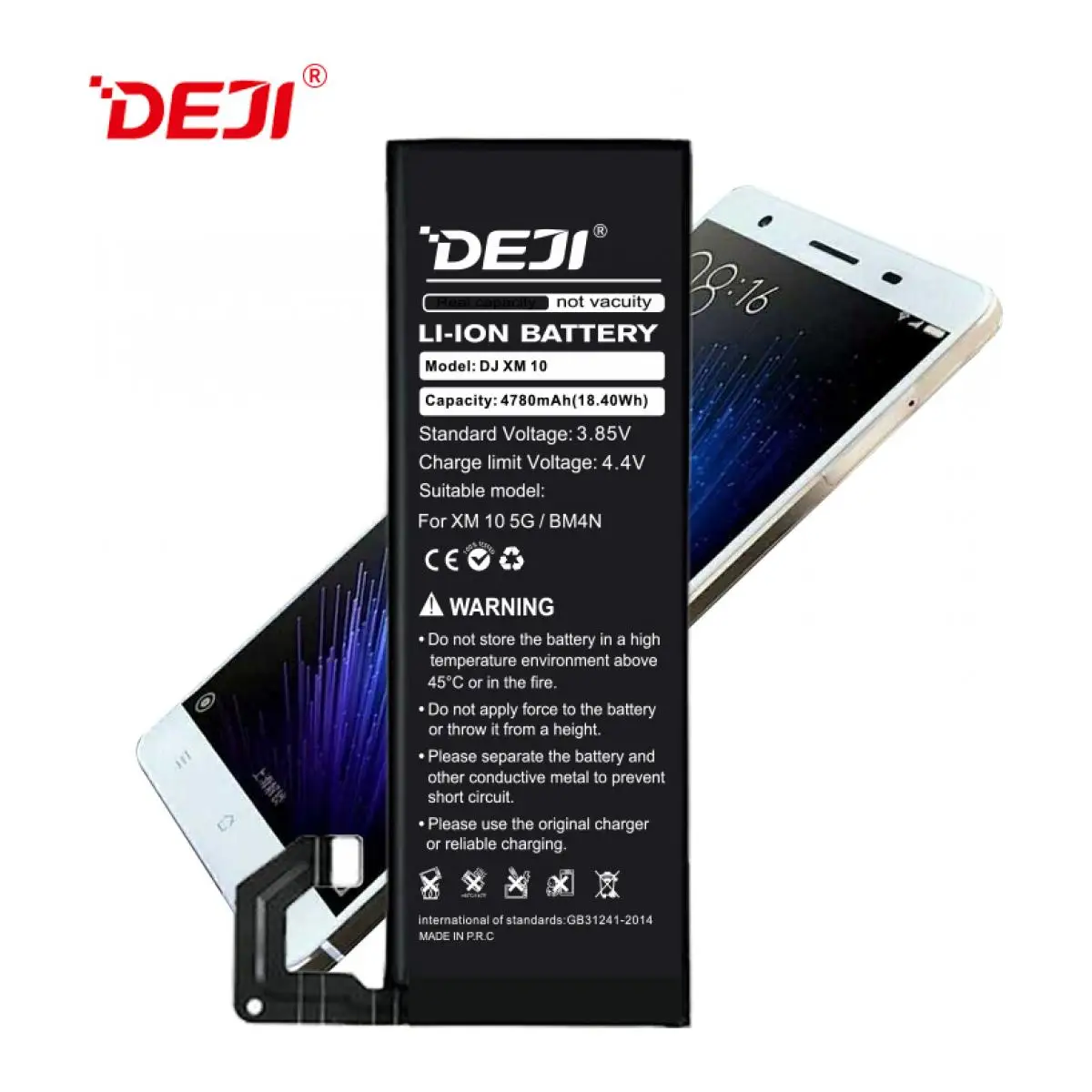 DEJI Original Replacement BM4N battery for Xiaomi Mi 10 5G batteries mobile