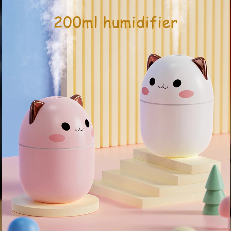 Home Appliances USB Humidifier  Cat Mini Usb Humidifier for Car Mini Lovely Design USB Cable Type-C
