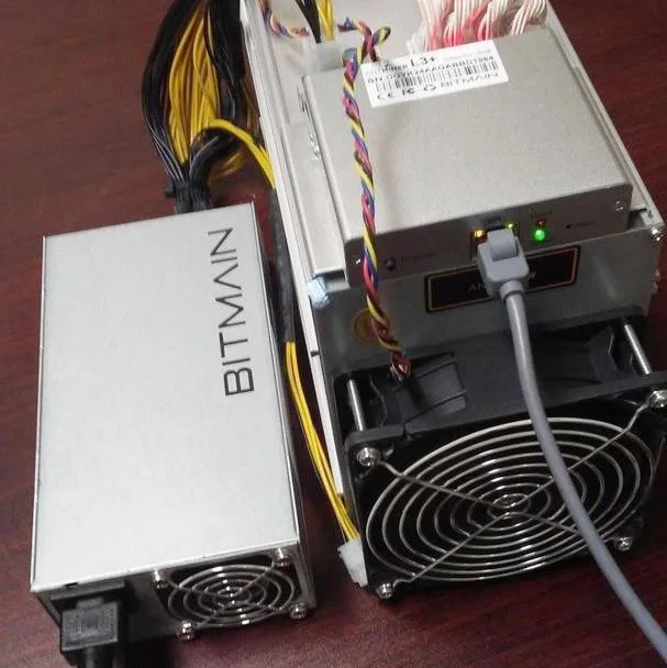  LTC L3 + Litecoin Bitmain Майнер ASIC машина 504mh/s Scrypt 800w блокчейн майнеры Antminer с блоком