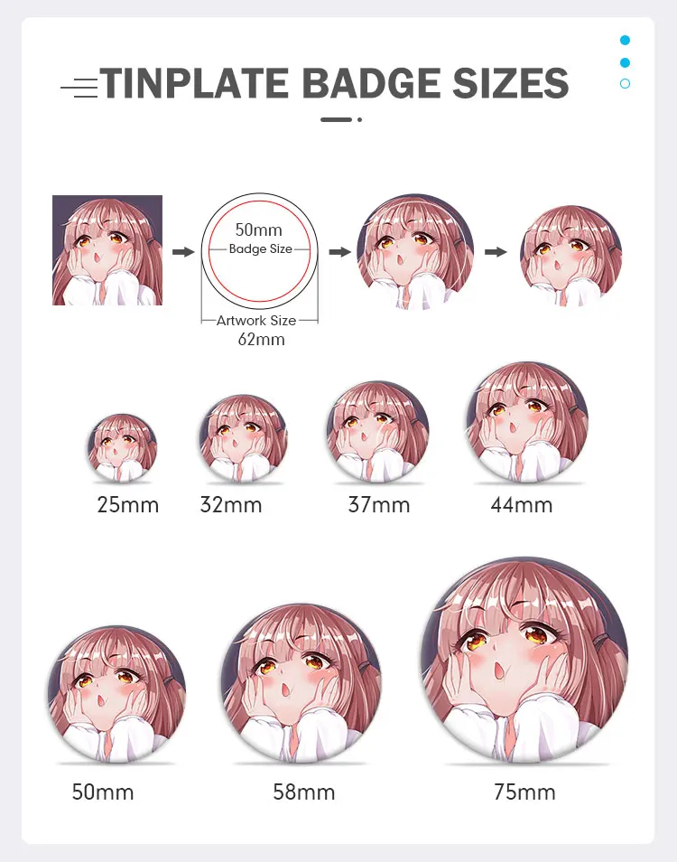 Decorative personality custom cheap brooch badge tinplate pin metal tin 44mm 58mm souvenir country philippines flag button pin