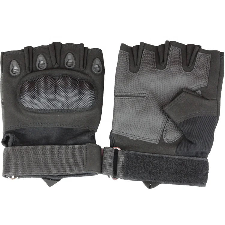 Мужские боевые военные спортивные супер волокна мотоциклетные охотничьи бронированные походные полуперчатки без пальцев