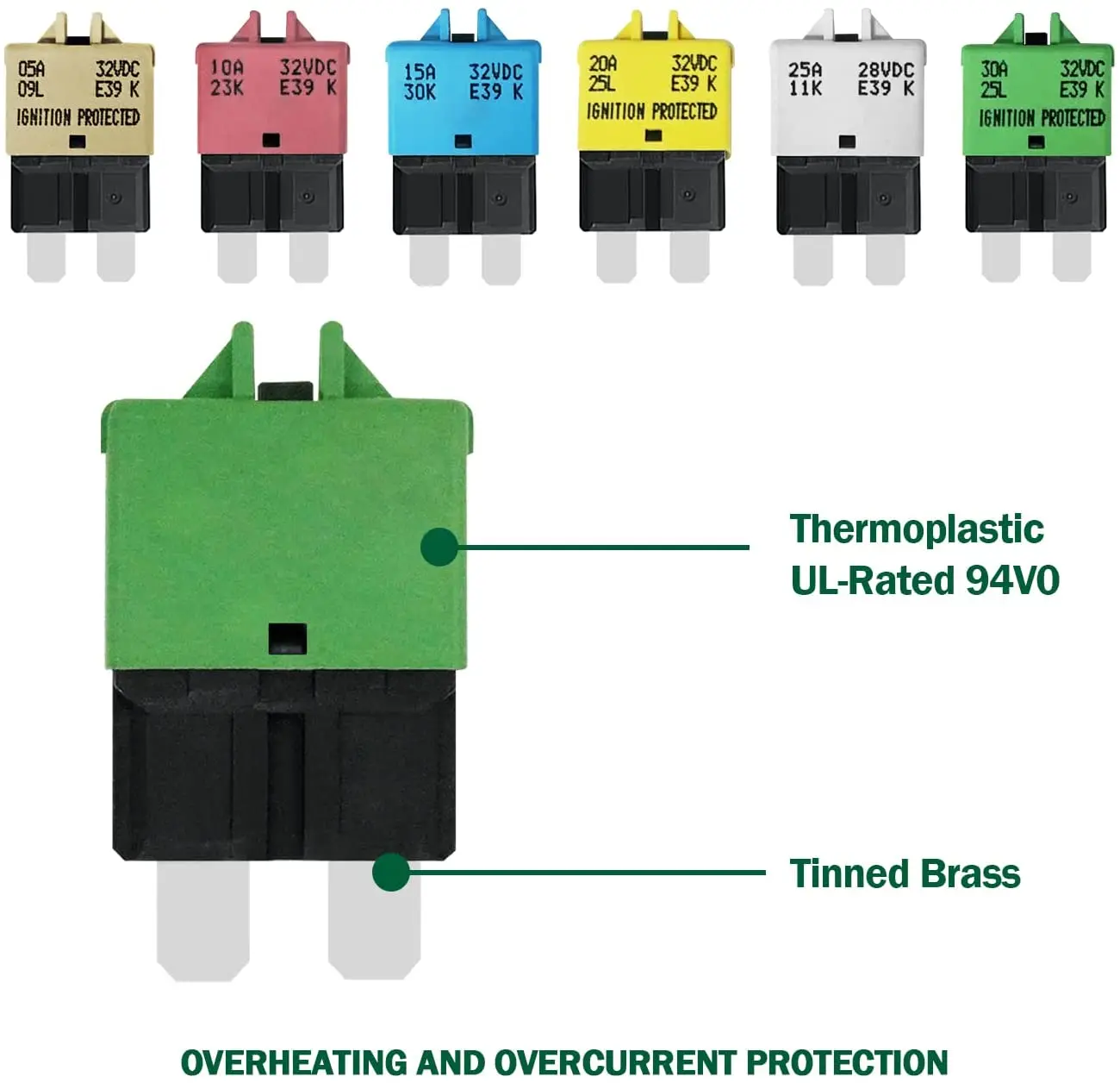 Car Fuse High Quality Capsule Hi 6 Bolt Anl-b6 Charging Engine Agu Breaker Manul Reset New Product Car Resettable Fuse