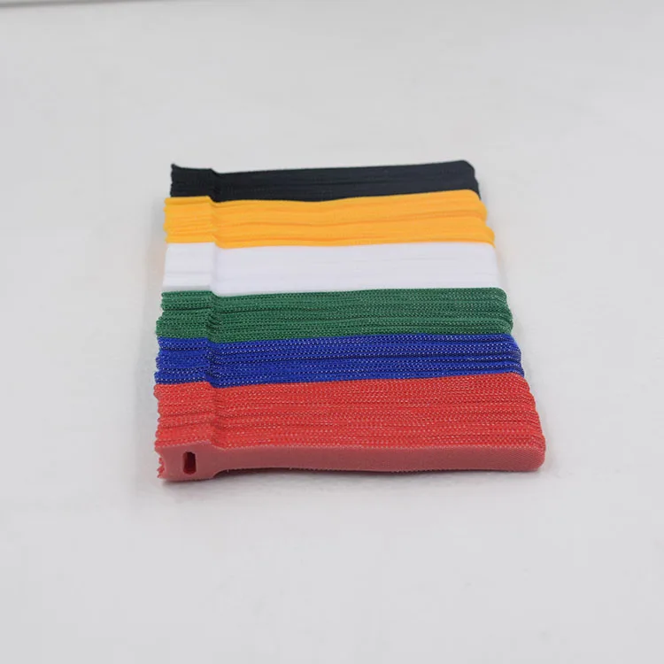 china manufacturer reusable hook and loop reusable cable tie strap making machine with plastic fas