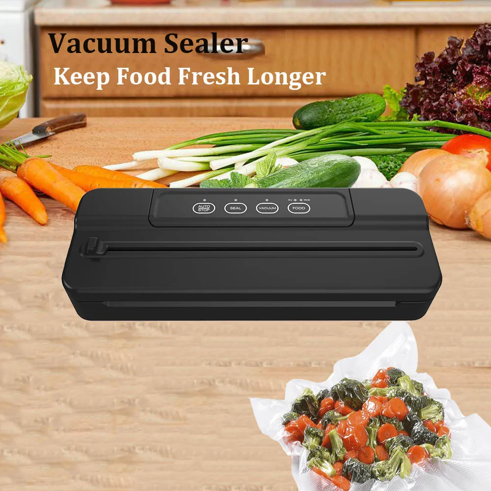 Home use xl wet and dry food nuts pet food keep fresh vacuum sealer 3 in 1 automatic with plastic bag set