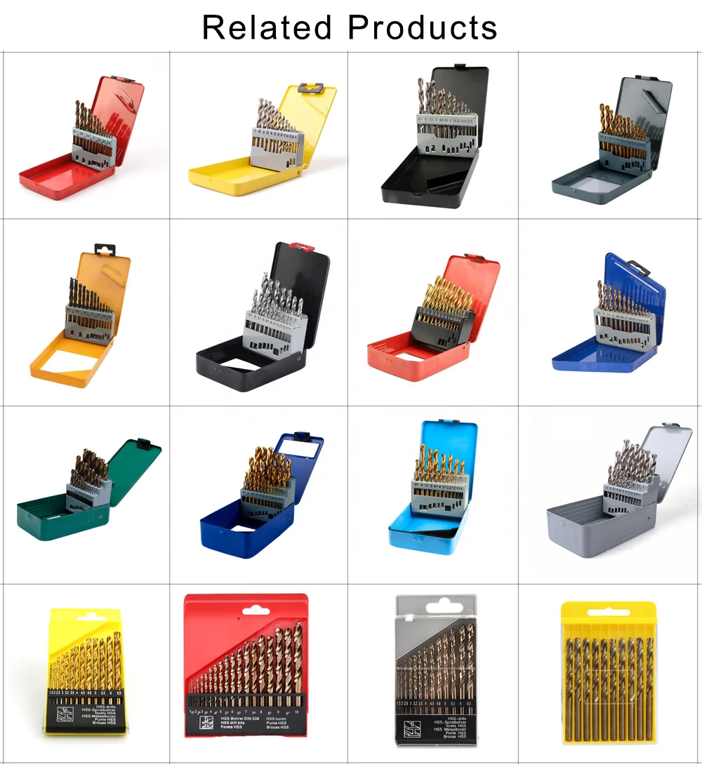 DIN338 сверла по длине HSS Полностью заземленные и рулонные кованые спиральные с луженым покрытием для