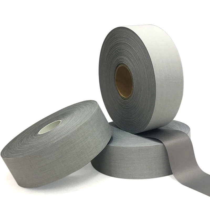YouGuang High Retro Reflective Safety Tape ,High Visibility Silver Reflective Fabric Reflective Strips For Clothing