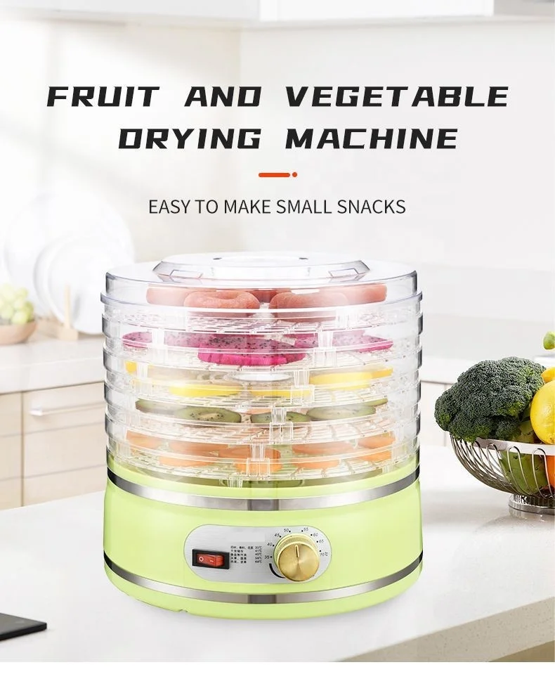 Household food dehydrating home air dryer resin Drying dehydrator machine 5 trays