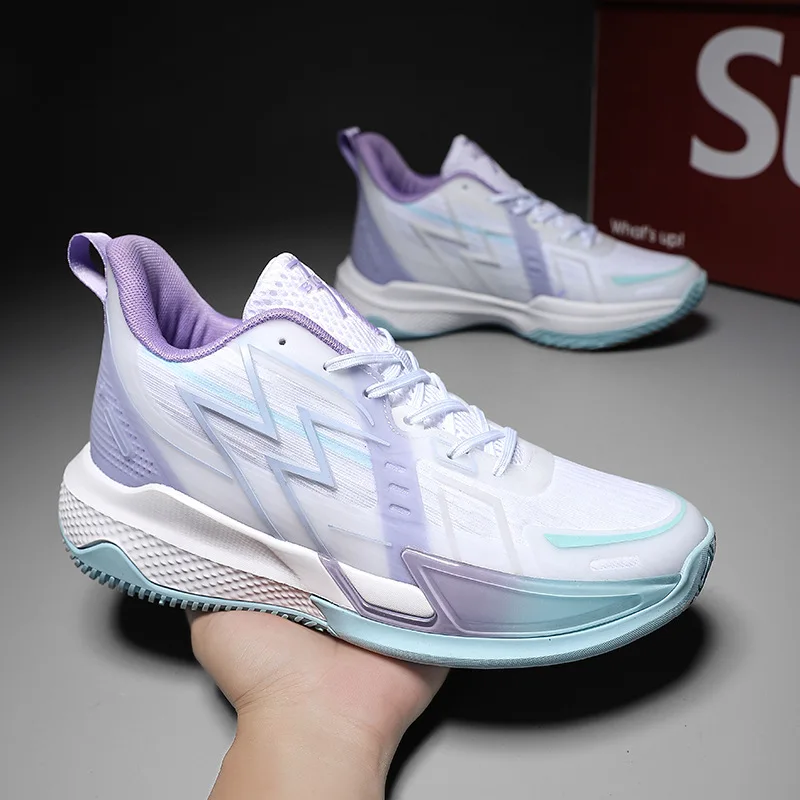 hot selling sports fashion leisure low top leather basketball shoes high top mens basketball shoes breathable non slip