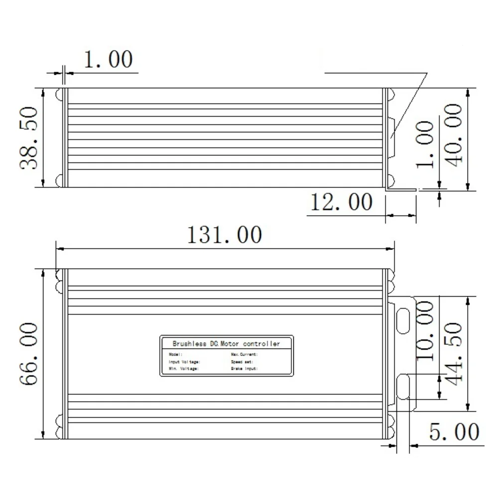 24V/36V/48V 250W/350W/500W 20A eBike Brushless DC Controller support Regenerative Function