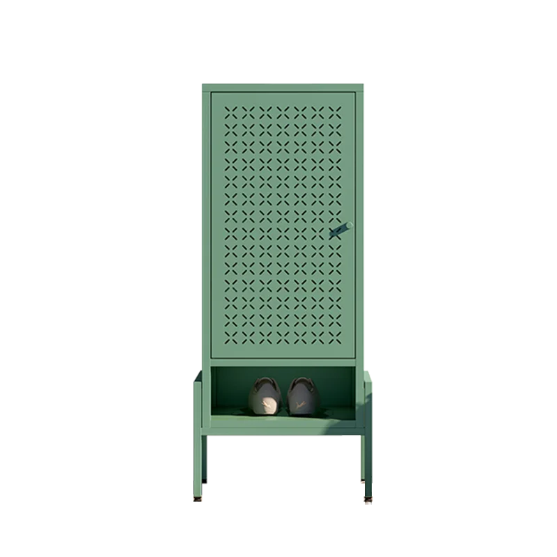 Factory Customization Vintage Foldable Metal Shoe Rack for Home for Bedroom or Living Room Furniture Shoe Storage Solution