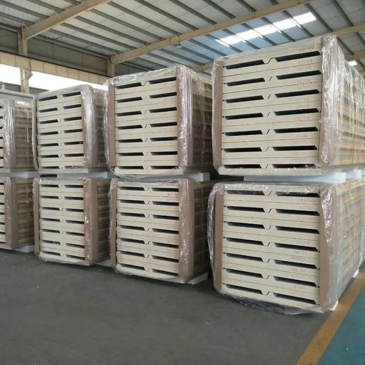 PU/PUR/PIR Foam Insulated Sandwich Roof Panel For Prefabricated Houses