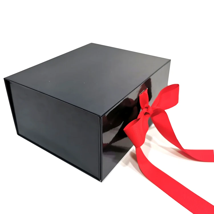 China Manufacturer Luxury Small Custom Eyelash Carton Cosmetic Gift Packaging Lash Gift Box White Kraft Paper Boxes With Ribbon