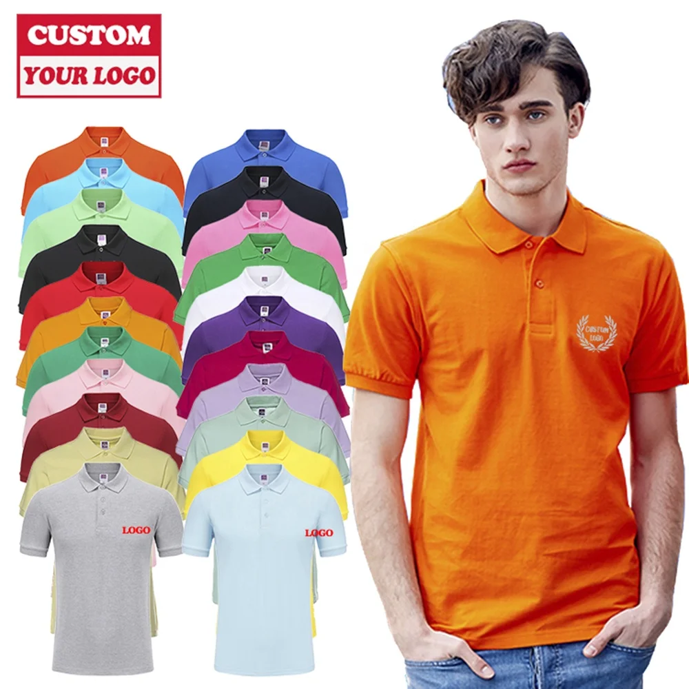 Custom Embroidered Logo Men 100% Plain Golf Blank Shirts Wholesale Thailand Long Sleeve T Cotton Pique Polo Shirt
