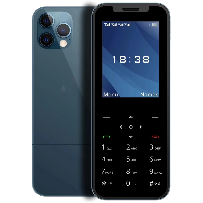 i13 pro 2.4 Inch Full Touch Keypad GSM Built-in 1200mAh Big Battery 4 SIM Card 4 Standby Mobile Phone with Touch Keypad