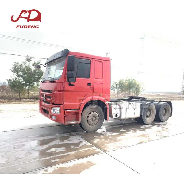 Good quality Sinotruk Howo 6x4 371hp used truck head diesel engine 375hp 371hp tractor head for sale