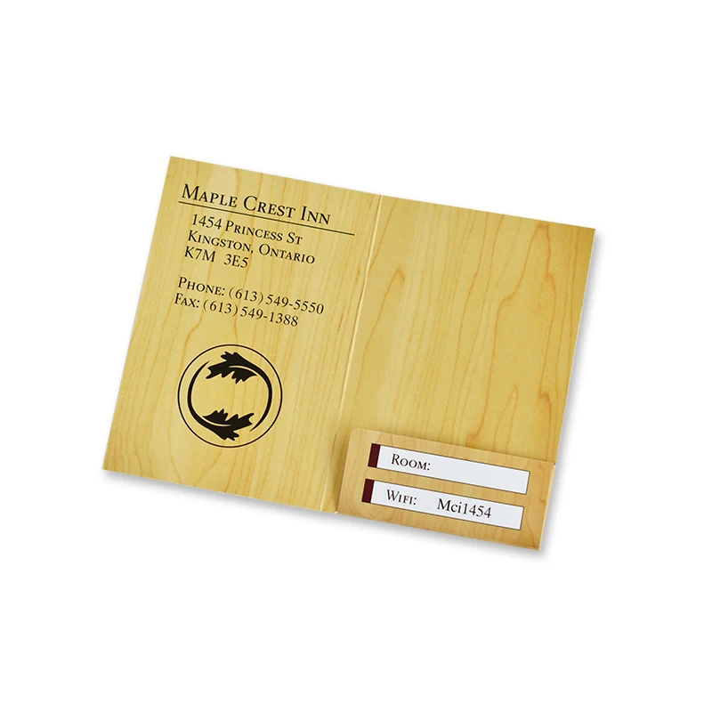 Заводская поставка, карта для ключей для отеля с принтом