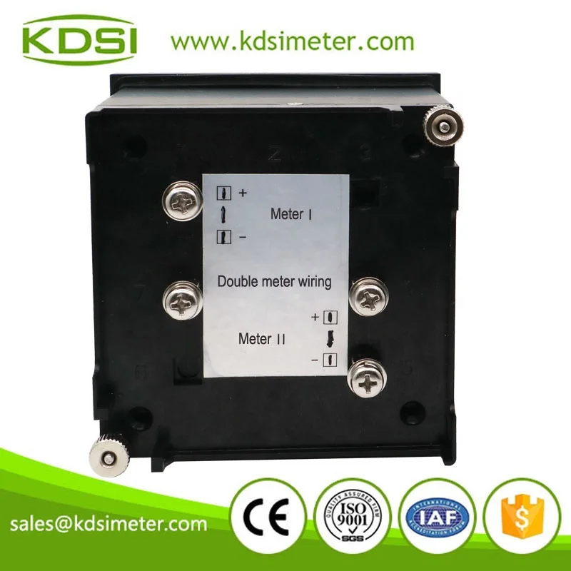 High quality F96D-HzB 55-65Hz 380V double analog voltage frequency meter