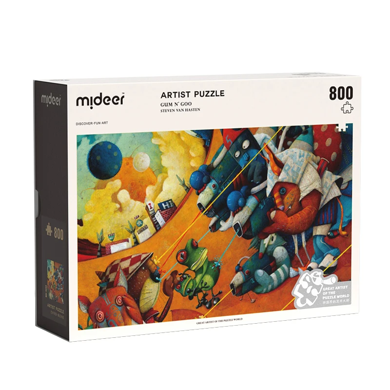 MIDEER MD3222 Artist Puzzle - theme puzzle Gum n Go 800p Educational jigsaw puzzle adult