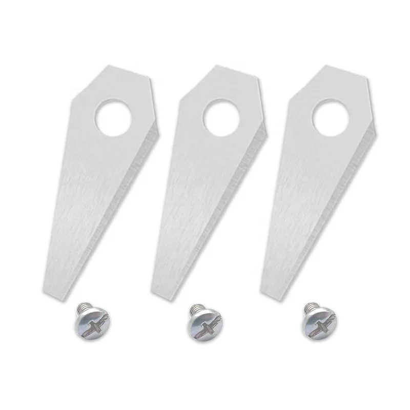Toughness Titanium Robot Lawn Mower Blades Grass Cutting Blades for Bosch Mower