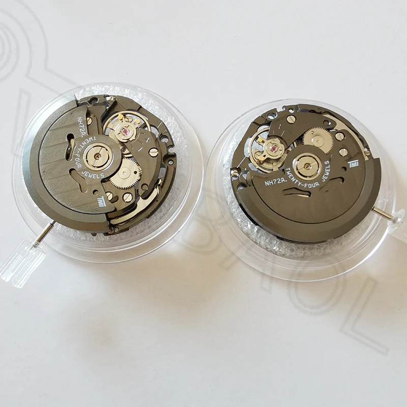 new arrival black  Japan NH72  movement watch automatic mechanical movement compatible with all watch model