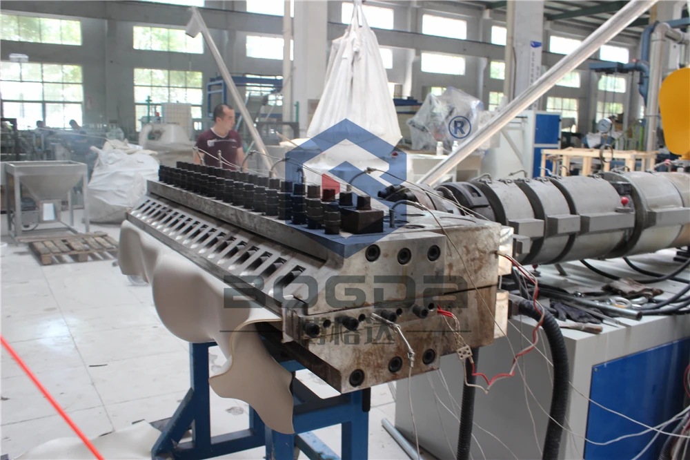 PVC  marble sheet production line  plastic decorative plate wall panel ceiling making machine
