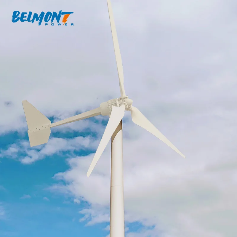 Home use Off Grid System windmill 3KW 5KW 10KW Horizontal Axis Wind Power Generator
