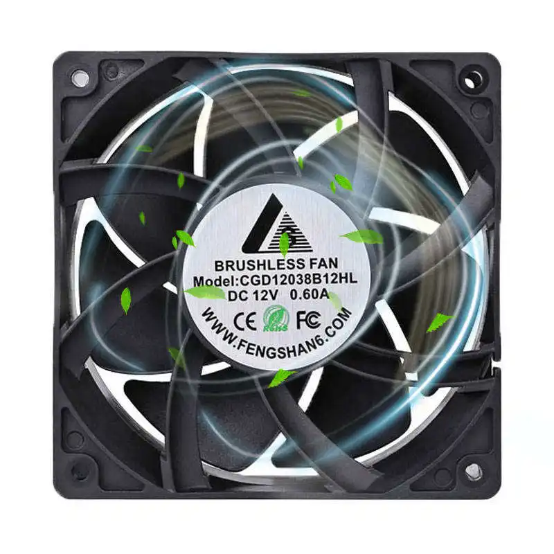 Cooling Fans Dc 12v Brushless 120mm 120x120x38mm Fan Air Cooler Cooler Air Cooling 12V Dc Fan Motor