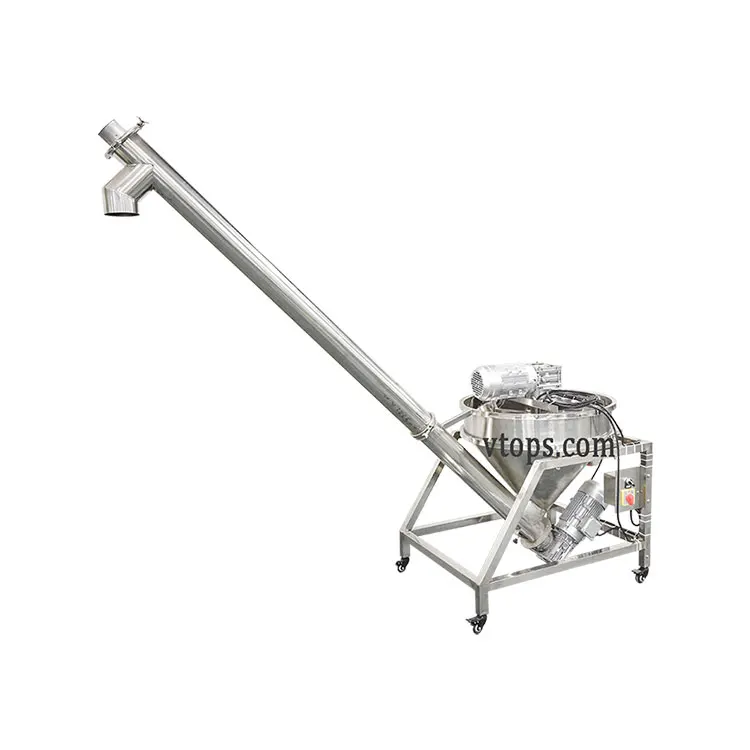 Stainless Steel 304 Screw Conveyor Feeder for Powder Easy to Operate