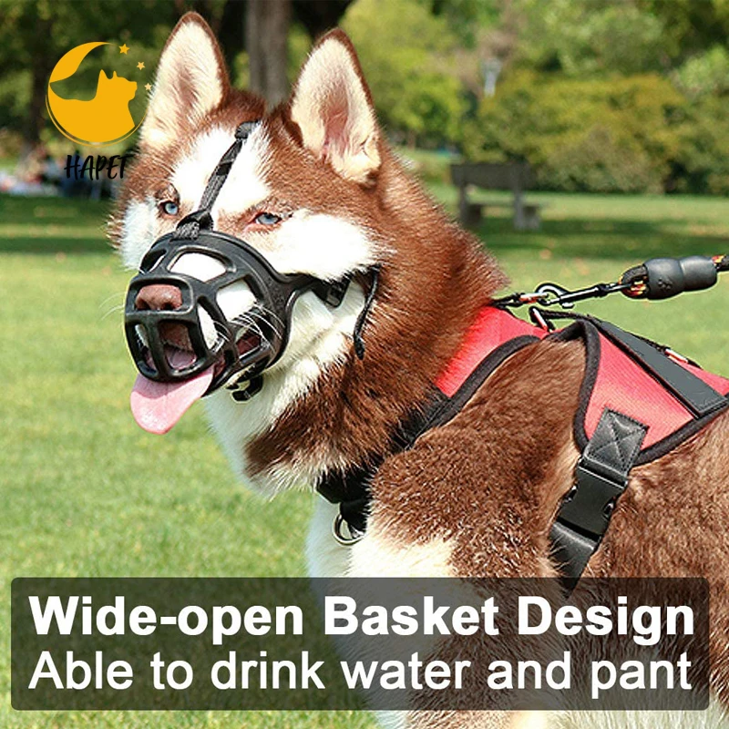 Training Dog Basket Muzzle Safety Dog Muzzle Anti Biting Rubber Dog Muzzle Breathable