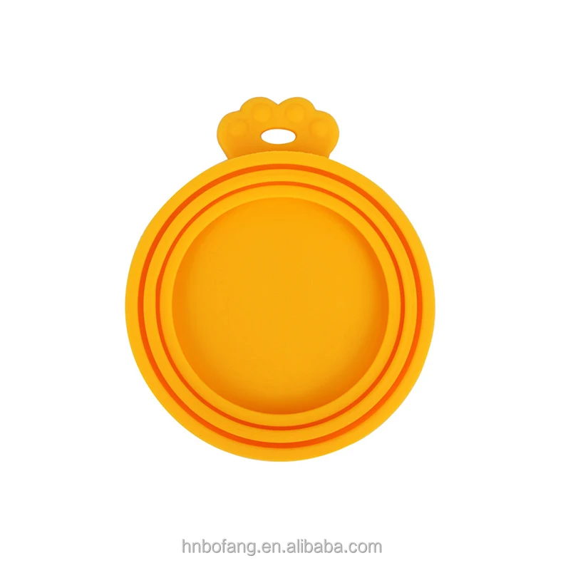 Fit 3 sizes Cans BPA Universal Size Free Storage Cover Silicone Can Lids for Pet Food Can