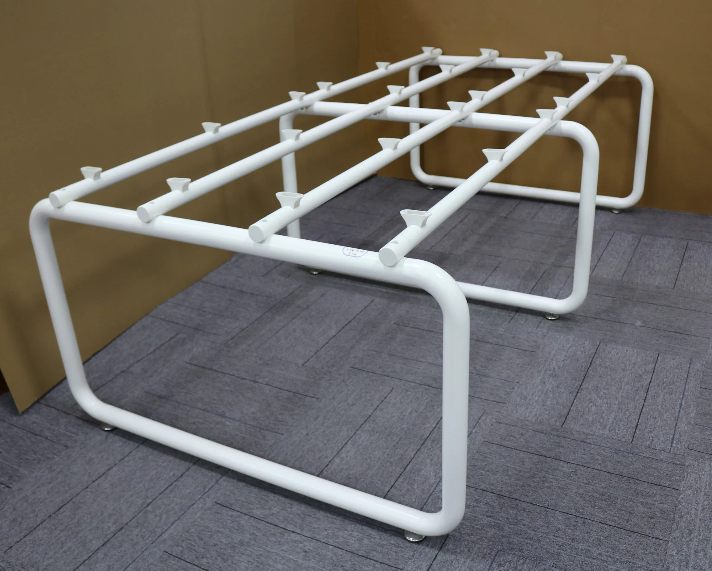 Furniture Office Workstation 4 Person Metal Office Table Leg Steel Material Round Tube For Office Workstation 4 Men