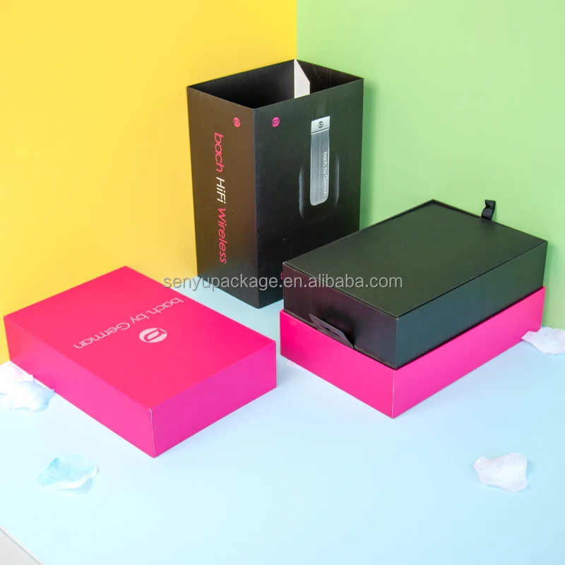 Custom Retail Cable Flash Drive Packaging Usb Gift Box Phone Charging Cable Paper Boxes