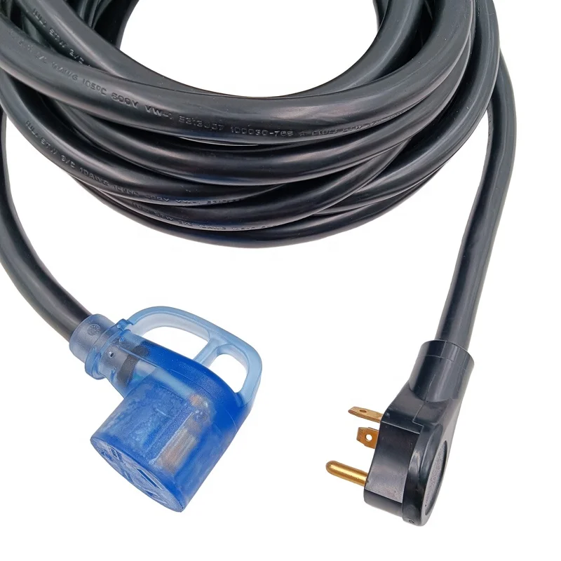 RV NEMA TT-30 Extension Cord 3 Prong 30A 125V STW 10AWG Outdoor Camper Power Cord