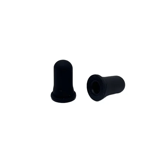 wholesale Black rubber nipple teat for 18/415 Chemical resistant glass dropper