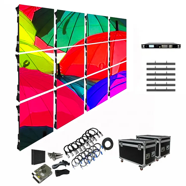 Waterproof 7680Hz Stage Led Video Wall Panel Screen Chipshow P2.6 P2.97 P3.91 Rental Outdoor Led Display