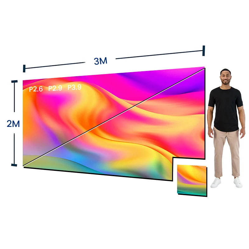 ENBON P1.9 P2.6 P2.976 P3.91 Full Color LED Screen Indoor And Outdoor Stage LED Display Cabinet For Video Wall