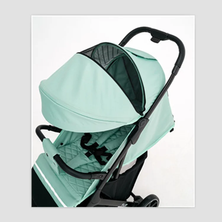 Классическая Легкая Складная стандартная коляска в виде яиц, 4 колеса, 3 в 1, компактная детская коляска с 3-секционным навесом