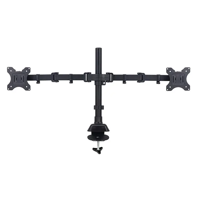 Wholesale universal dual arm monitor stand and laptop mount monitor wall mount arm support 32 inch LCD flat screen