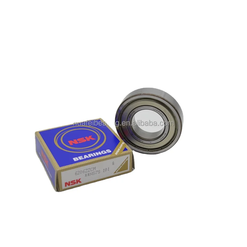  Оригинальный шариковый подшипник NSK 6206ZZCM 6206 zz с глубоким