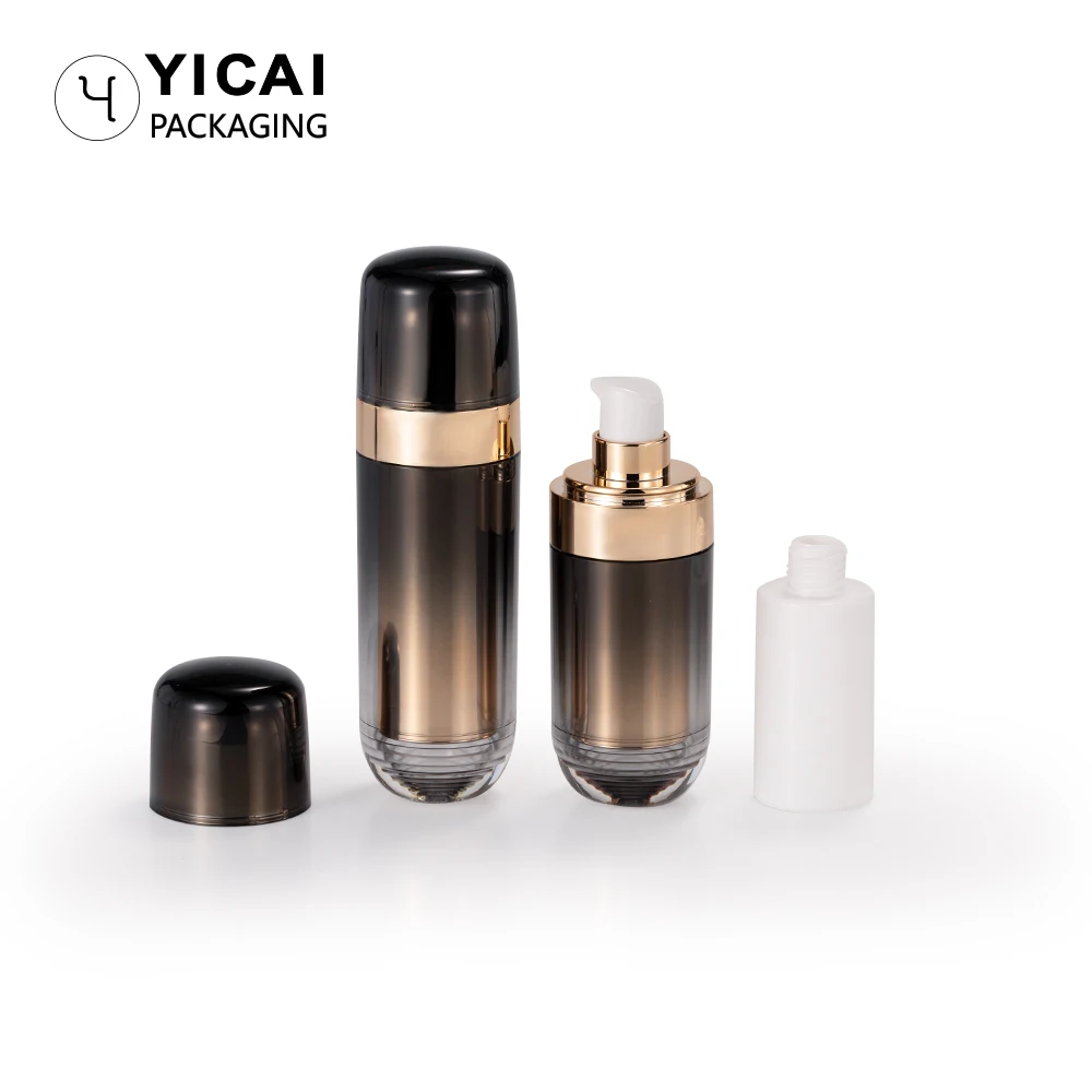 High Quality 40ml 60ml 80ml White Empty PET Plastic Toner Sunscreen Pump Bottle Cosmetic Face Cream Mist Spray Bottles