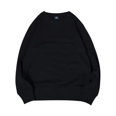 
New Product 320g Violet 100%Cotton Loose Round Neck Pullover Sweater Women Custom Colourful Hoodie Sport Long-Sleeve Hoodies 